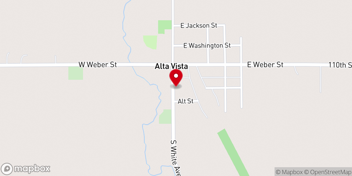 Map showing location of Zion Lutheran Church