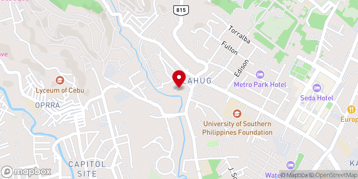 Map showing location of Cebu Word of Life Church Ministries, Inc.
