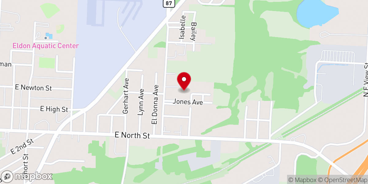 Map showing location of Fellowship Bible Church