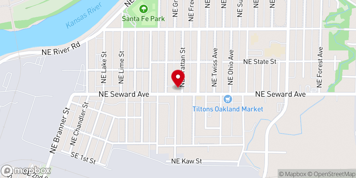 Map showing location of Joyful Harvest Church