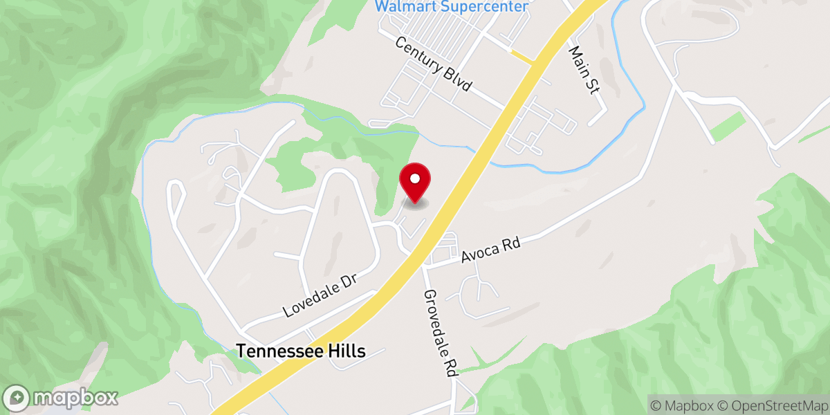 Map showing location of Cross Park Church Assemblies of God