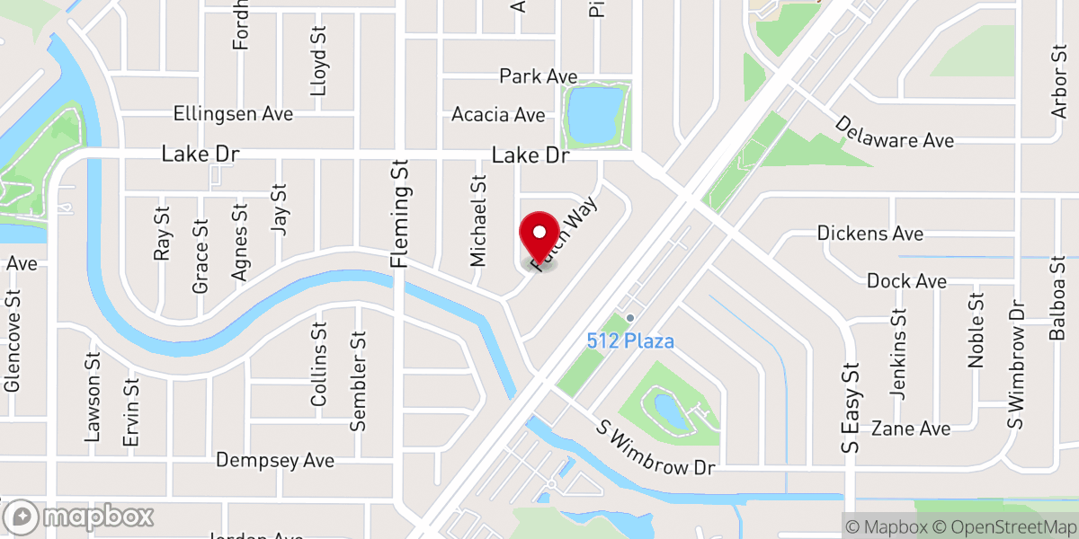 Map showing location of Church of Christ Holiness