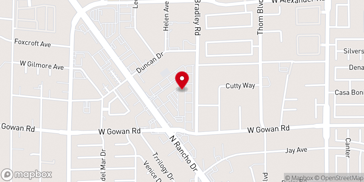 Map showing location of Gateway City Church Las Vegas