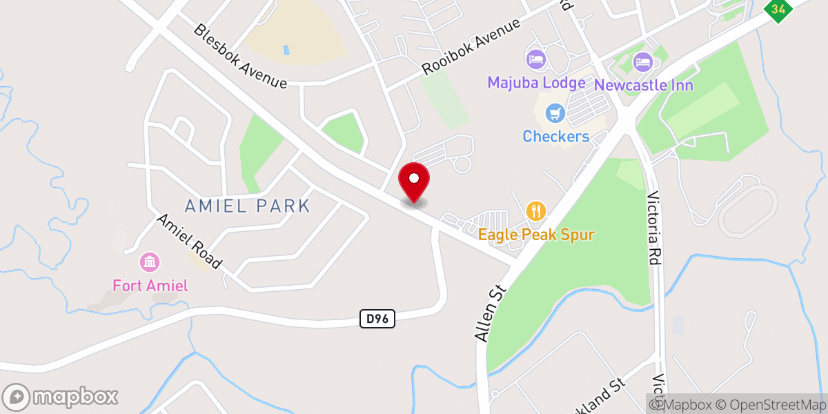 Map showing location of Grace Community Church