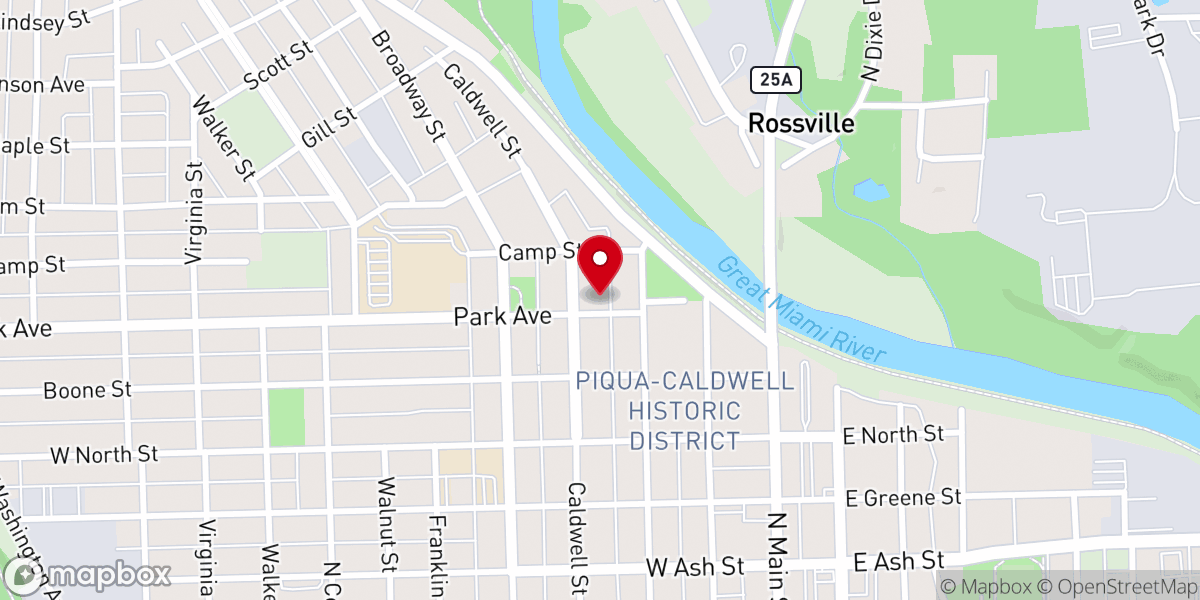 Map showing location of Greater Love Missionary Baptist Church