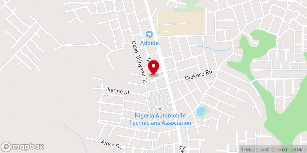 Map showing location of Rccg, True Vine Parish