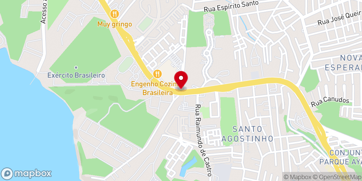 Map showing location of Paróquia Militar Nossa Senhora do Sameiro