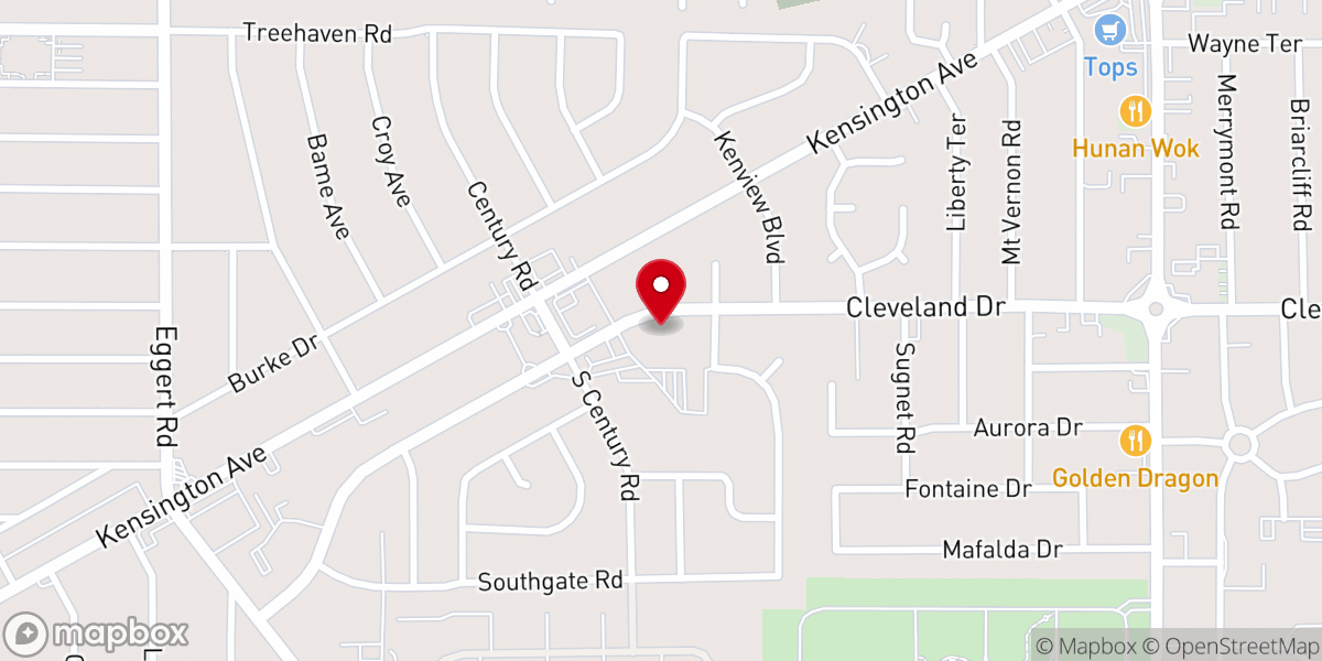 Map showing location of St Aloysius Gonzaga Church