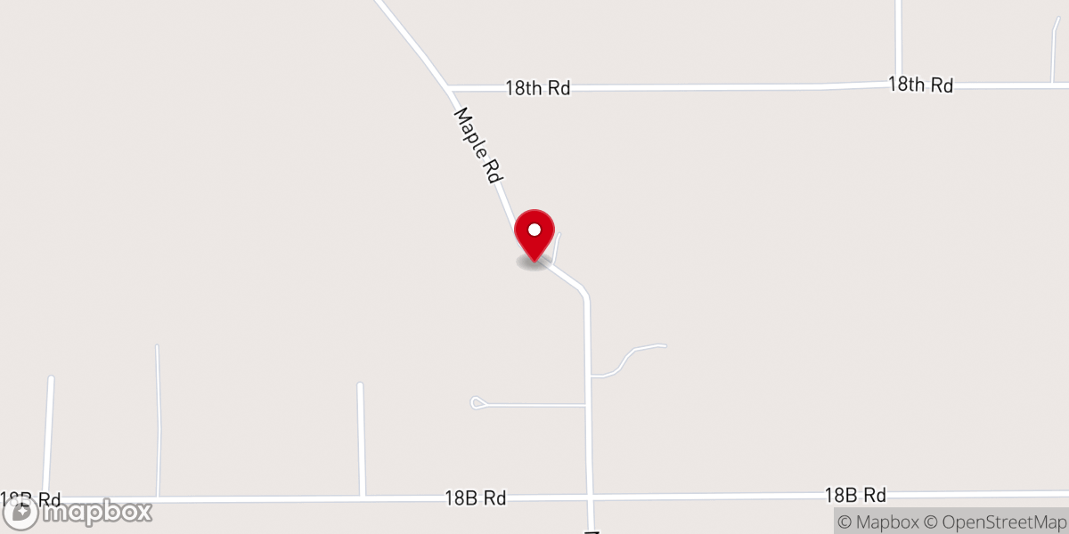 Map showing location of Gilead Church