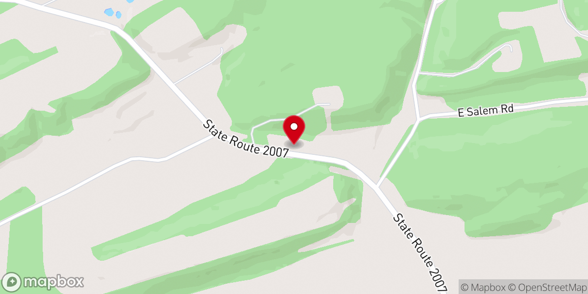 Map showing location of Free Spring Church-Brethren