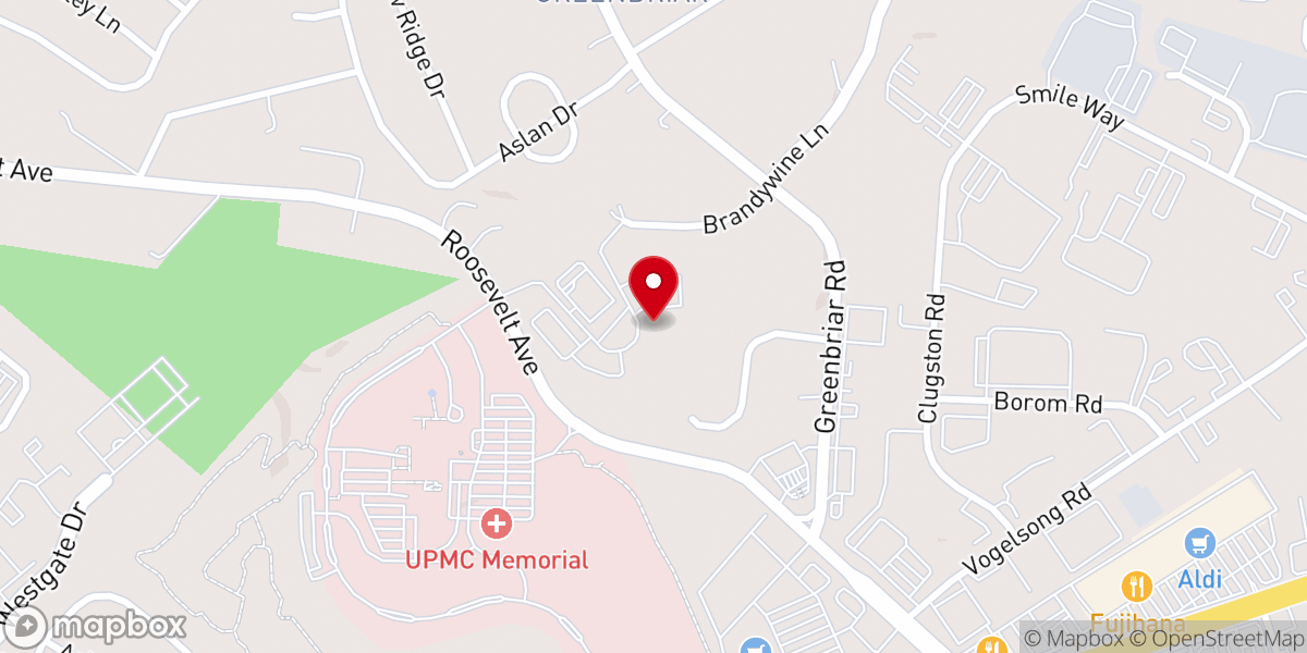 Map showing location of City View Community Church