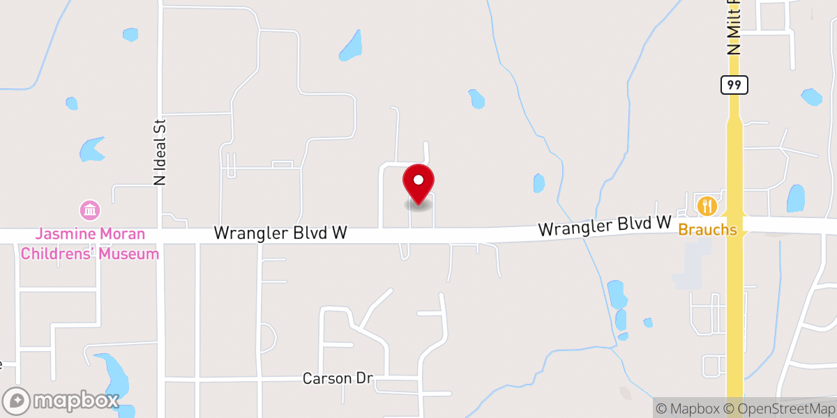Map showing location of First United Methodist Church of Seminole