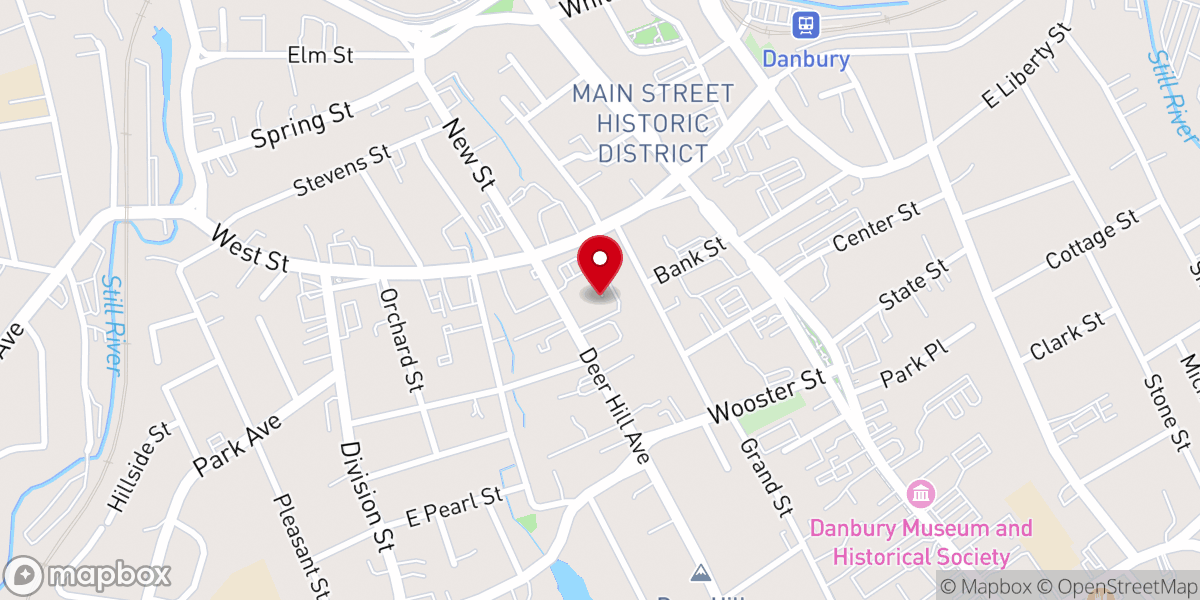 Map showing location of Ct Association of Youth Leaders for Christ