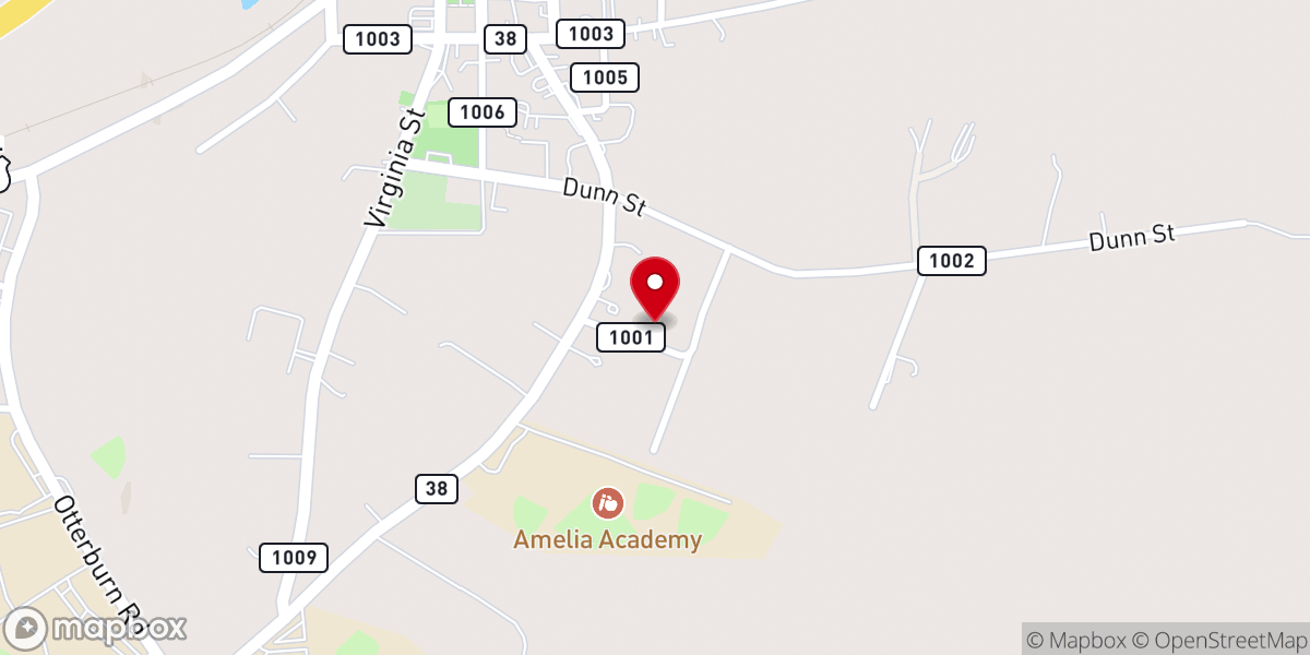 Map showing location of St Pauls Lutheran Church