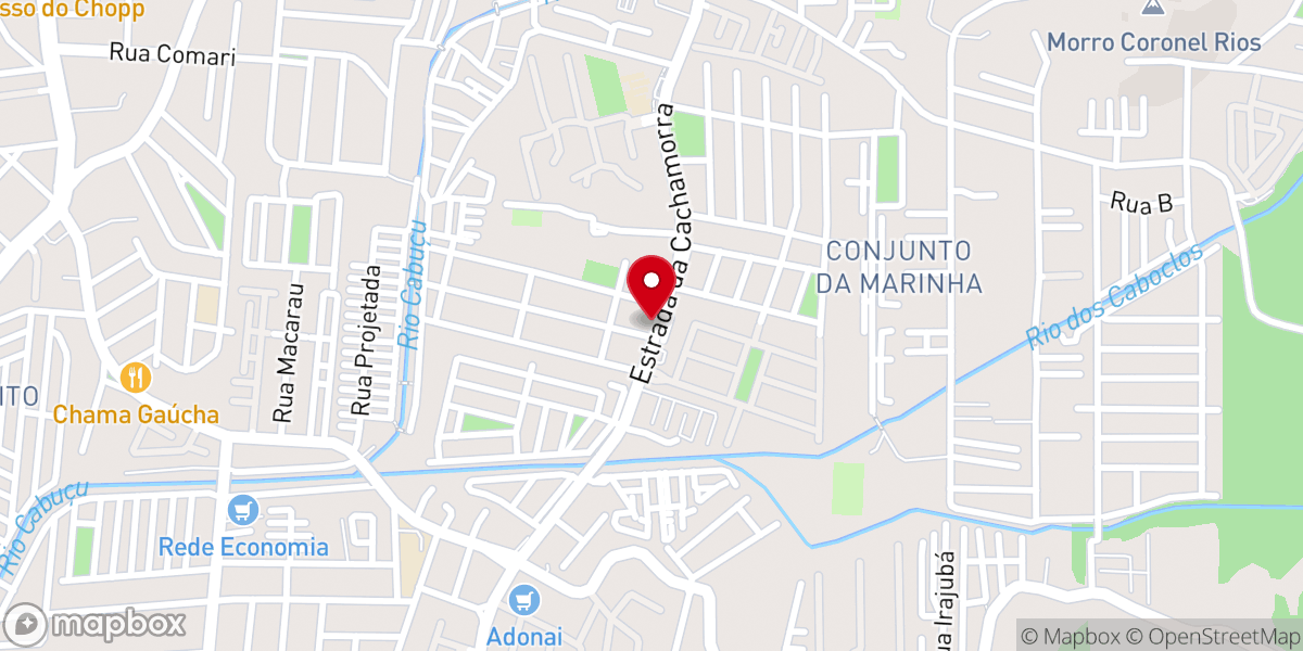 Map showing location of Igreja Evangélica Pentecostal O Brasil para Cristo