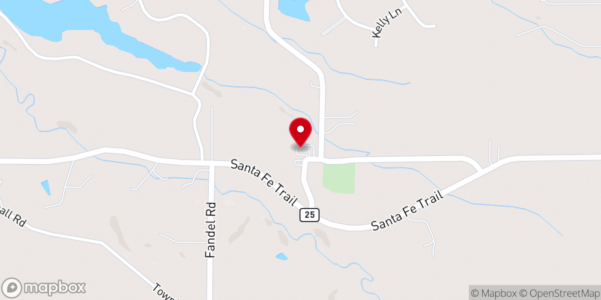 Map showing location of Saint Mary of Lourdes Catholic Church