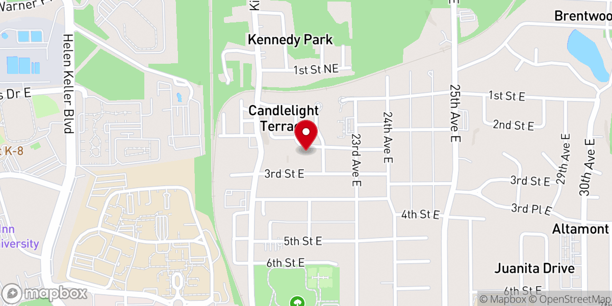 Map showing location of New Life 7th Day Adventist Church