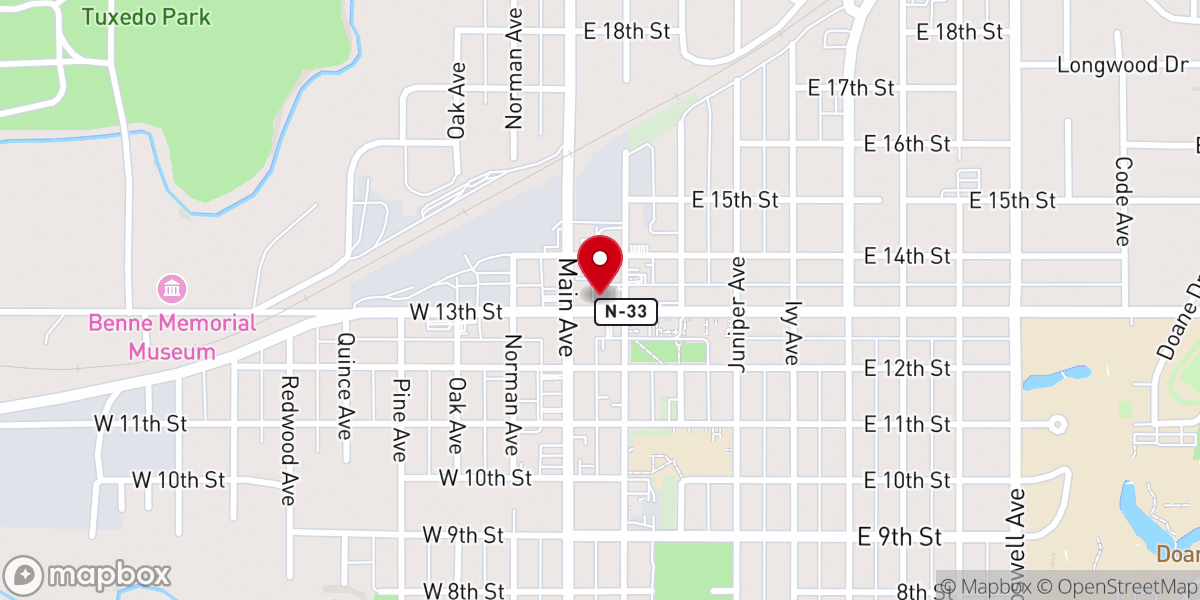 Map showing location of Ministerios "Dios Es Amor"