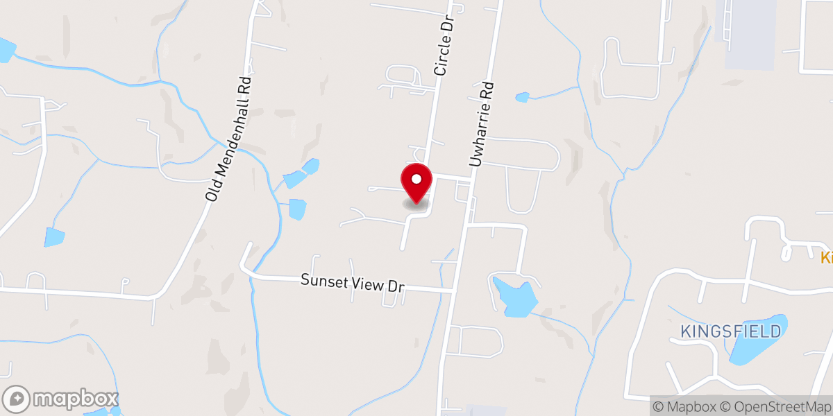 Map showing location of New Life Christian Fellowship