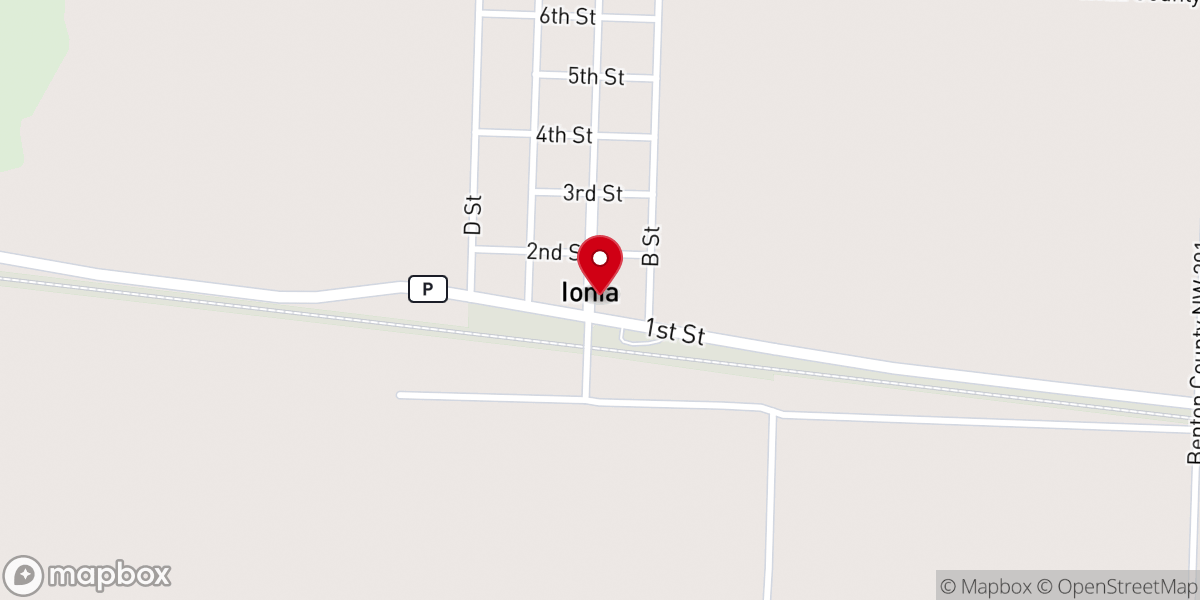 Map showing location of MFA Exchange