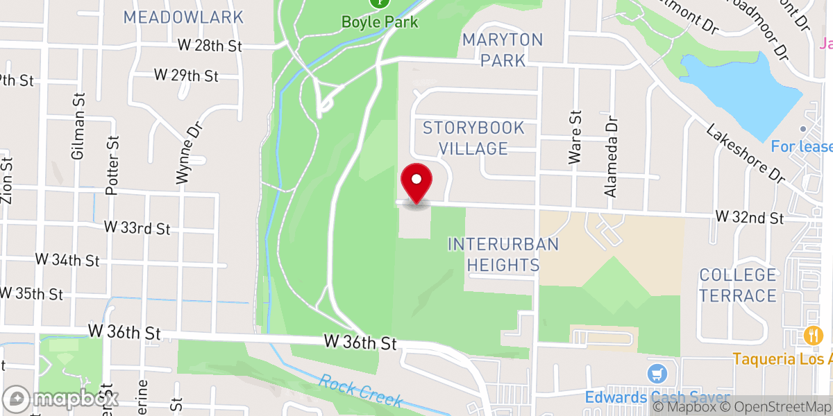 Map showing location of Saint Theresa of Jesus Monastery