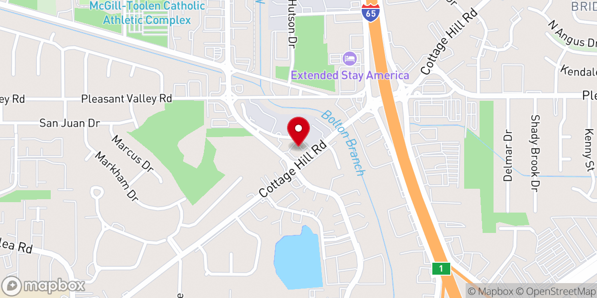 Map showing location of The Cross Church Of Mobile
