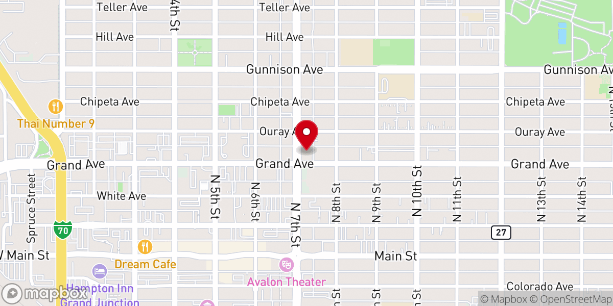 Map showing location of Enjoy Church