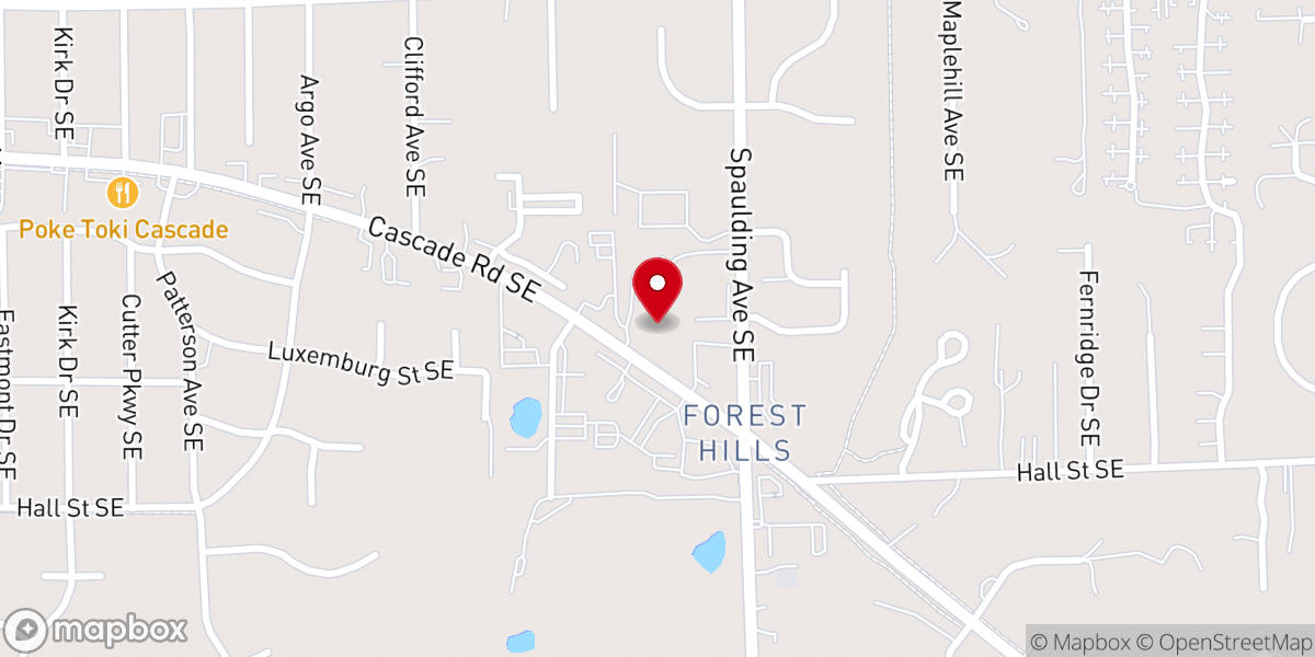 Map showing location of St Matthew Lutheran Church