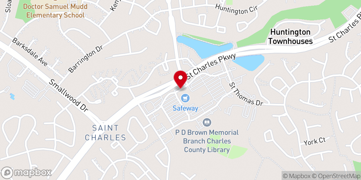 Map showing location of From the Heart Church Ministries of Waldorf