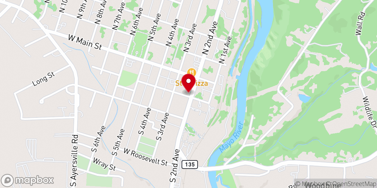 Map showing location of Episcopal Church of Messiah