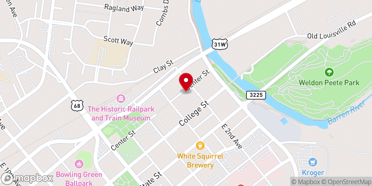 Map showing location of Trinity Full Gospel Baptist Church