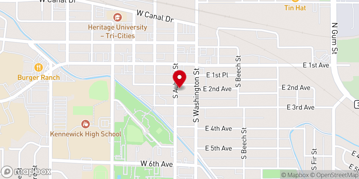 Map showing location of United Pentecostal Church