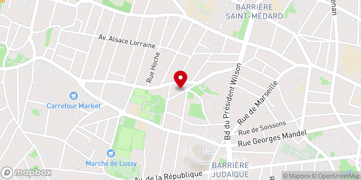 Map showing location of bordeaux-cauderan