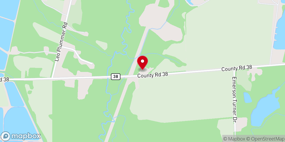 Map showing location of Eagle Grove Church