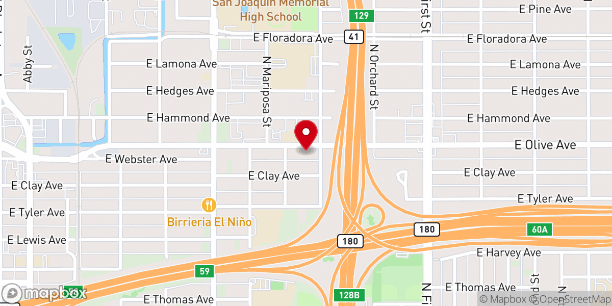 Map showing location of Gospel Hall