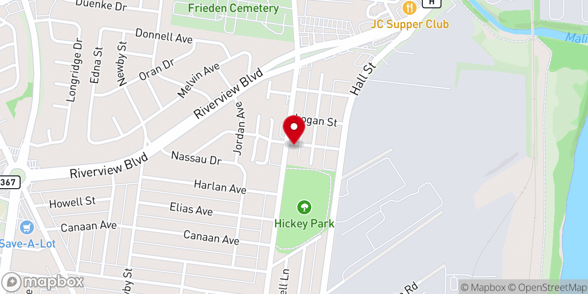 Map showing location of Haven House - City of Refuge Church