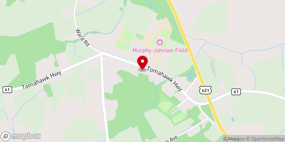 Map showing location of Centenary United Methodist Church