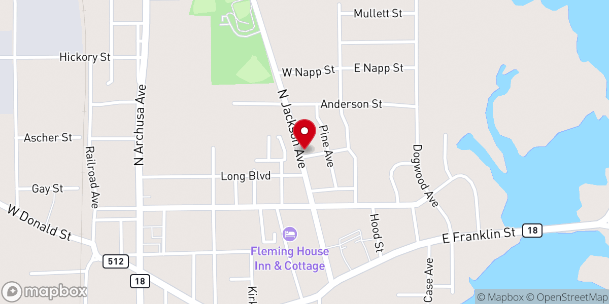 Map showing location of Quitman Seventh-Day Adventist Church