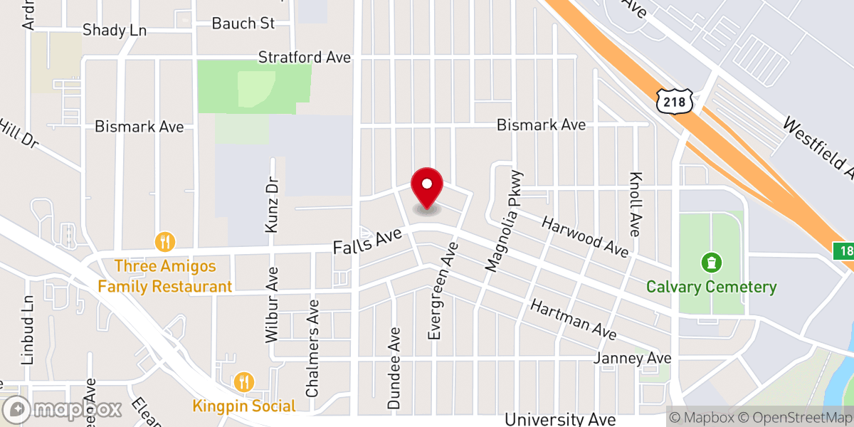 Map showing location of Koinonia Ministries Full Gospel Baptist Church