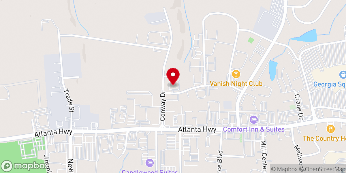 Map showing location of Resurrection Presbyterian Church