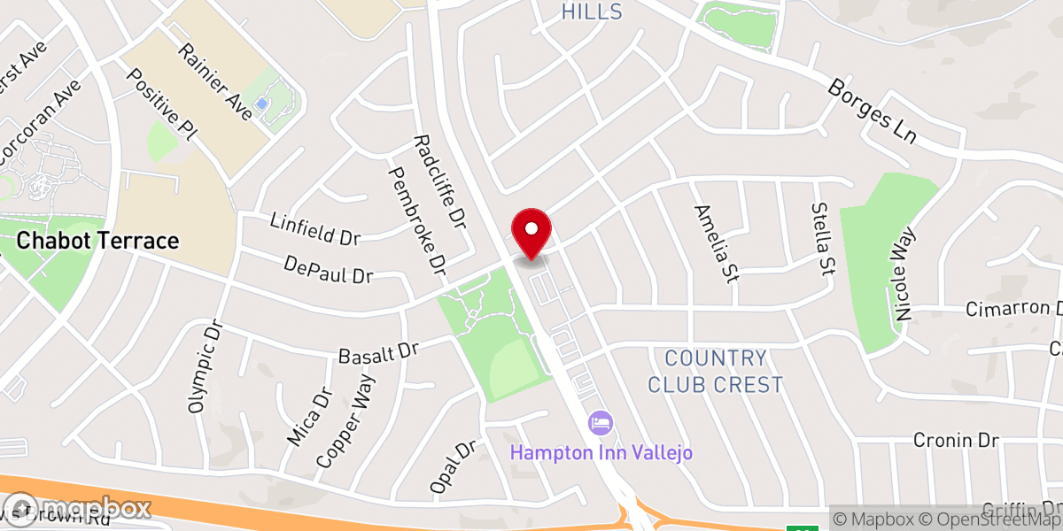 Map showing location of Impact Bible Ministries