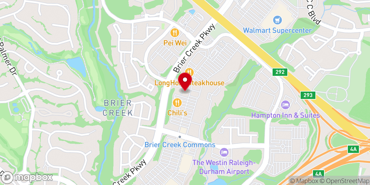 Map showing location of Thriving Faith Church