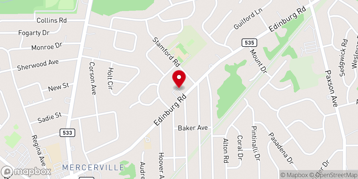 Map showing location of The Church of Hamilton