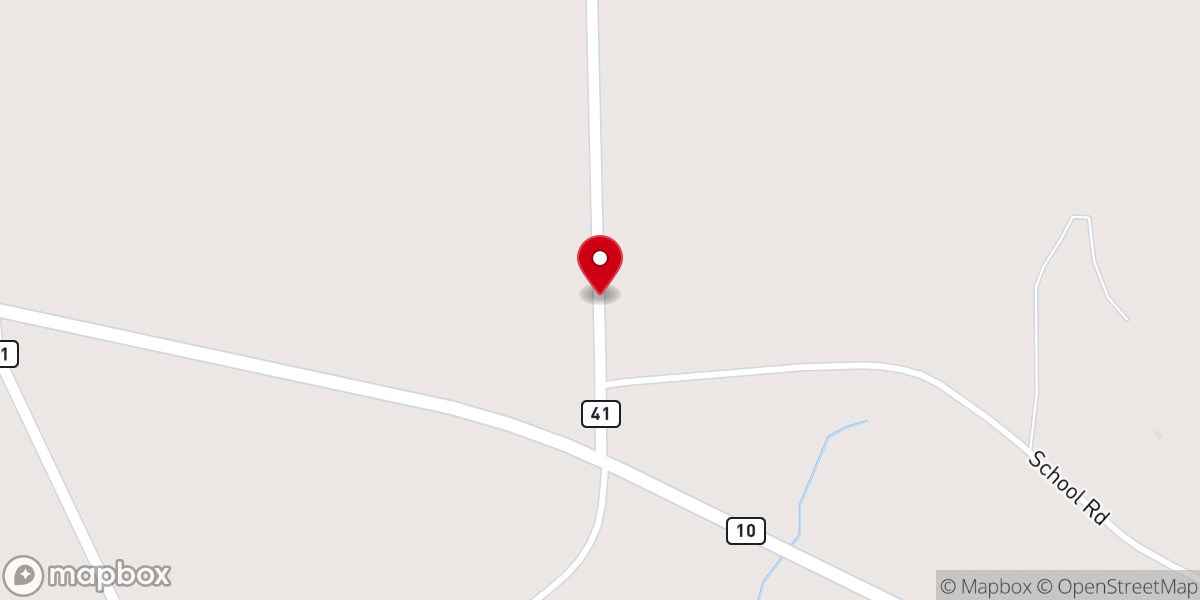 Map showing location of Rhema Baptist