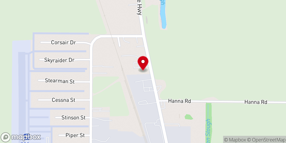 Map showing location of Cornerstone Church of God