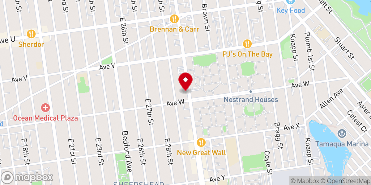 Map showing location of Christ Anchored Community Church