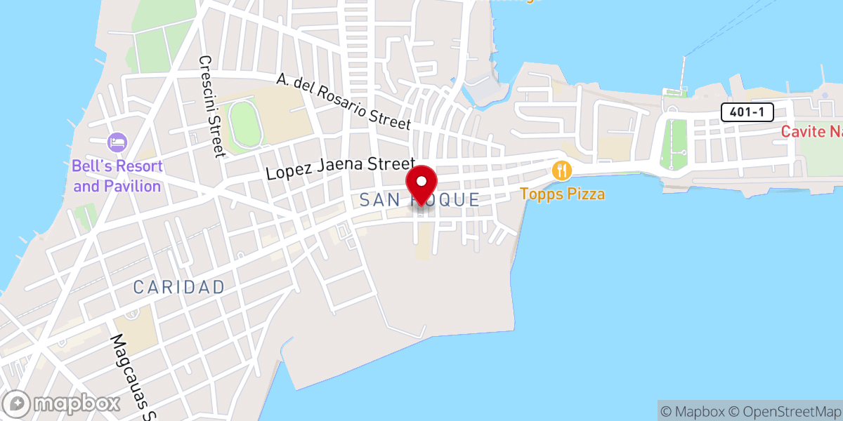 Map showing location of Diocesan Shrine of Our Lady of Solitude of Porta Vaga (San Roque Parish Church)