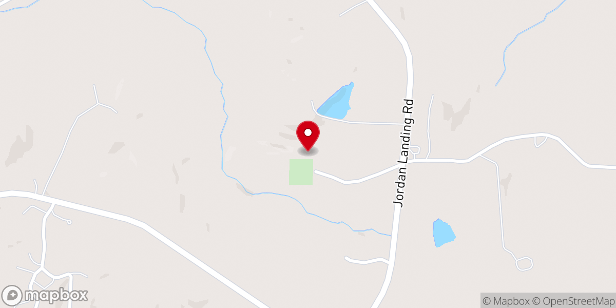 Map showing location of Hall Chapel