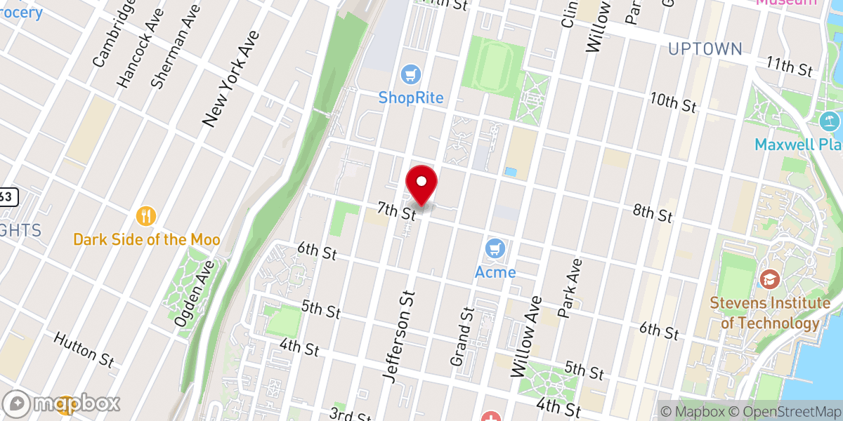 Map showing location of St Ann Roman Catholic Church