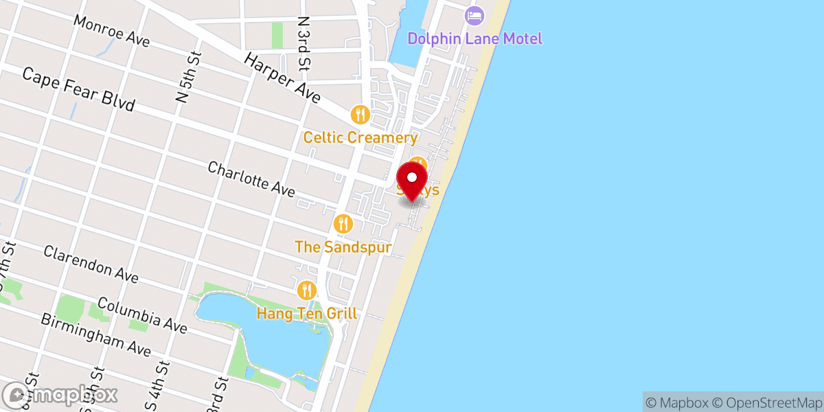 Map showing location of Church At The Boardwalk